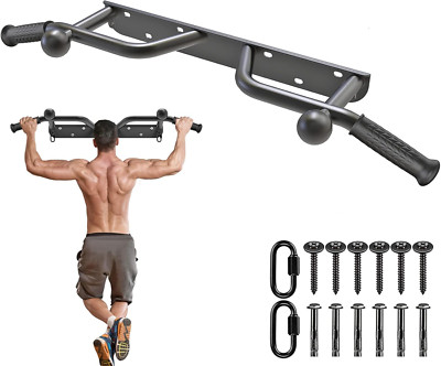 Heavy Duty Wall Mounted Pull Up Bar - Multifunctional Home Gym System