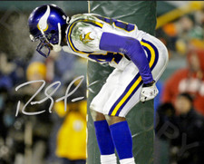 Randy Moss Auto 8x10 Photo Signed Minnesota Vikings Reprint Mooning Packers