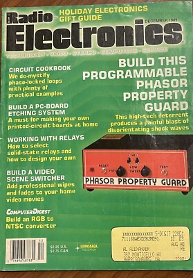 VINTAGE 1989 RADIO ELECTRONICS HOLIDAY GIFT GUIDE VIDEO COMPUTERS 12