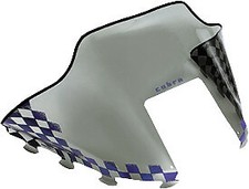 Powermadd Windshield 14in. Tint/Purple Checks 88-98 POLARIS INDY & XC MODELS