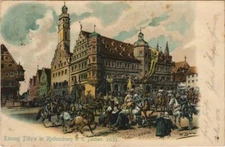 CPA AK Rothenburg Einzug Tillys GERMANY (1077324)