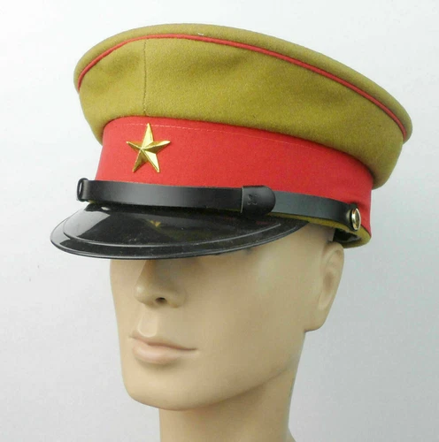 SIZE M WW2 IMPERIAL JAPANESE ARMY OFFICER'S WOOL VISOR CRUSHER CAP Military HAT