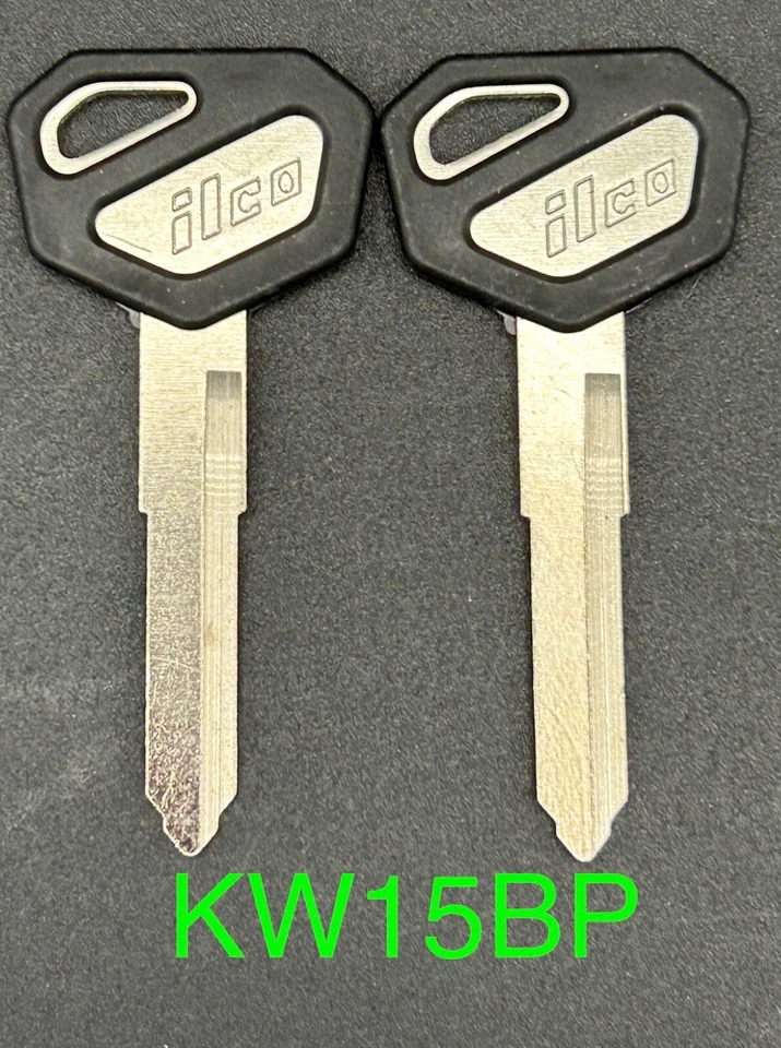 2 llaves en blanco Kawasaki KLX 250 KLX250 Ninja ZX-6 ZX-6R ZX-7 ZX-7R ZX-7RR ZX-9 Foto 3 de 4