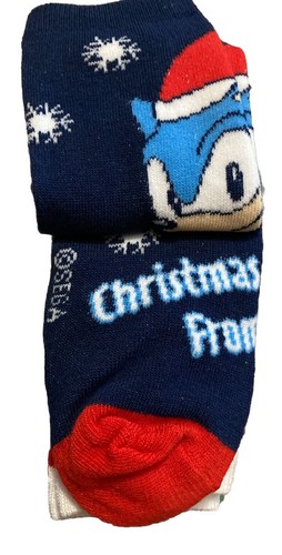 Bioworld Sonic The Hedgehog 3 Pair Boys Crew Socks Size 7-9 Fits Shoe Size 10-4 - Picture 4 of 7