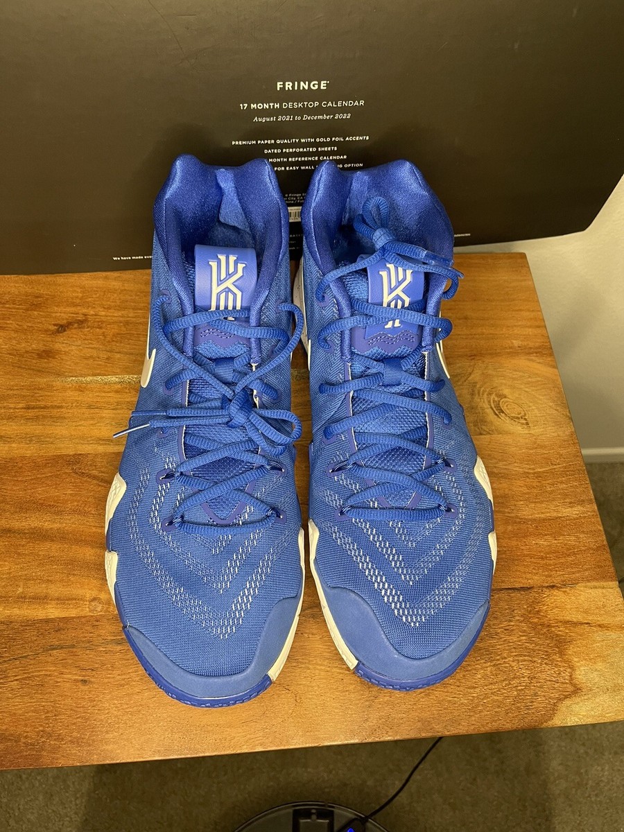 Nike Kyrie 4 'Game Royal' US Men's Size 13.5 Blue/White AV2296-400