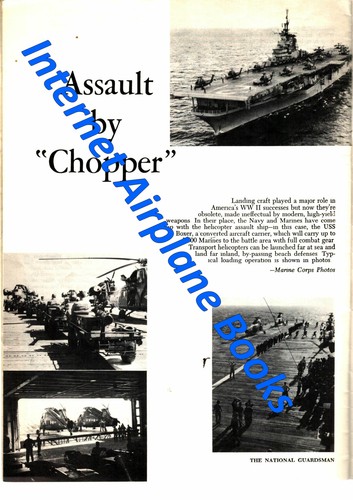 THE NATIONAL GUARDSMAN MAR 61 JOHN F. KENNEDY INAUGURATION NG CMOH_XM72_USS BOXE - Picture 2 of 2