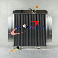 3ROW Aluminum Radiator For 1968 1969 Dodge D100 Pickup 5.2L V8 Engine