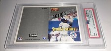 1993 Triple Play Action Baseball Game Card #30 Joe Carter Card PSA 7 Pop 4 No 8s