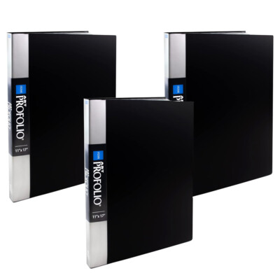 Itoya Art Profolio Original Storage/Display Book (3 Packs)(11 x 17'', 48 Pages)