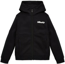 Image of Nike Air Kids Full Zip Hoodie DJ0664 010 Black