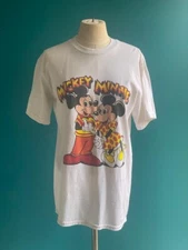 Vintage Jerzees Mickey Minnie Shirt Size M