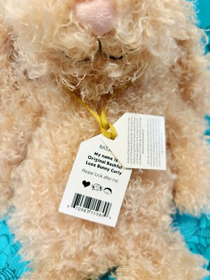 Jellycat Bunny Bashful Luxe Bunny Curly Brown rabbit medium 31 cm