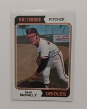 1974 Topps - Dave McNally #235, Orioles Ex ++