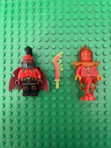 LEGO Nexo Knights General Magmar and Flama Minifigures (nex051, nex050) - Picture 4 of 5