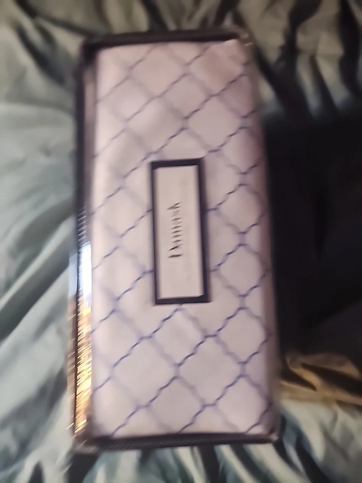 Juego de sábanas Charter Club 100 % algodón Supima 550 TC azul geométrico Cal-King $235 Foto 3 de 4