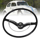 <!--F#f_0-->Steering Wheel w/ Horn Button Ring For VW Volkswagen Beetle 1955-1965 Black<!--F/-->