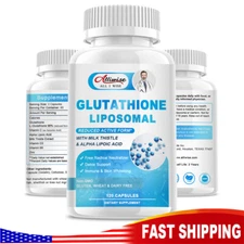 Liposomal Glutathione Reduced L-Glutathione 1000mg Antioxidant Anti-Aging