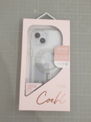 Uniq Coehl Hülle Glacé Hülle füApple iPhone 15 6,1'' Sparkling Silver Handyhülle