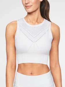 white seamless bralette