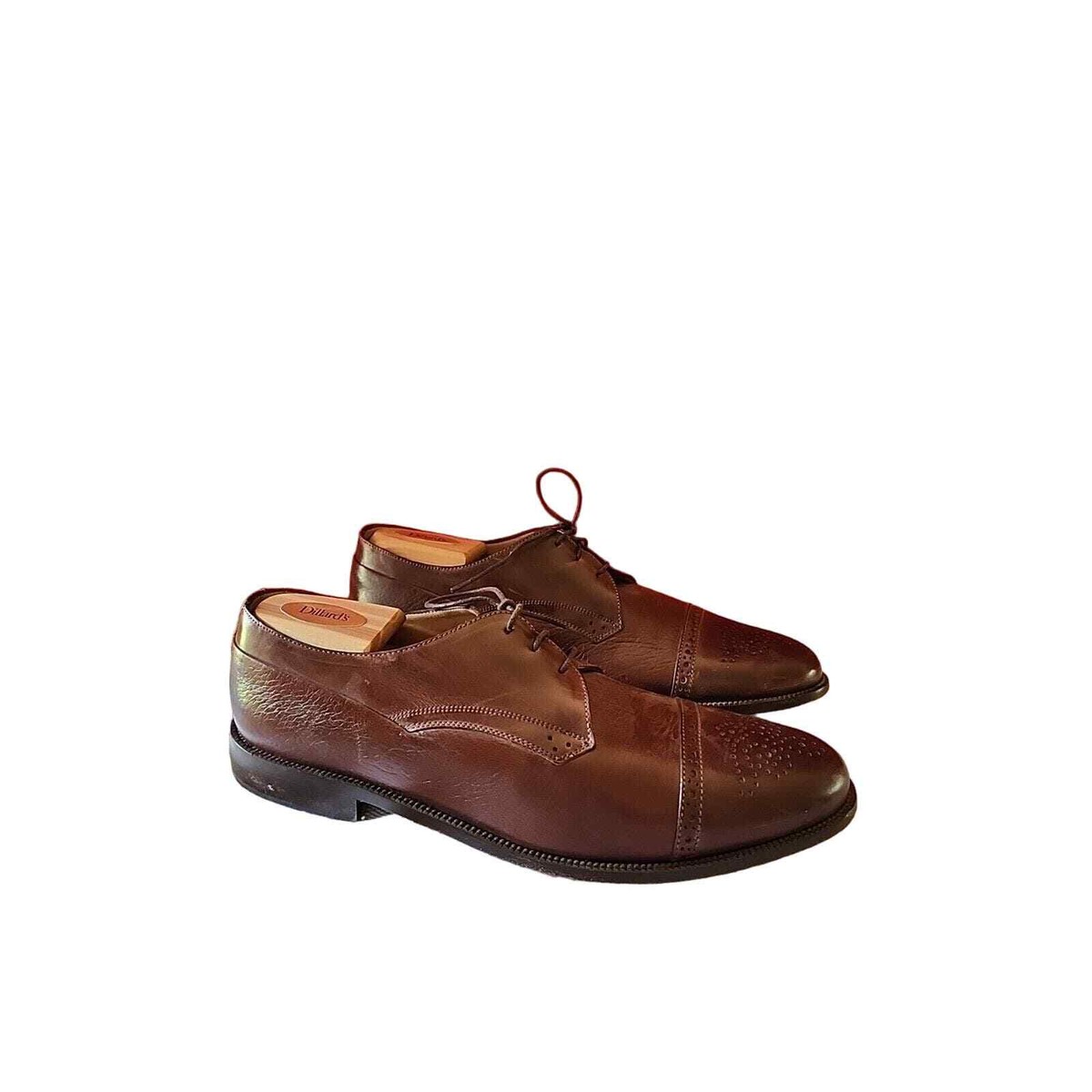 Johnston & Murphy Leather Shoe Cellini Brown Size 10.5 M  display picture 2