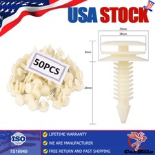 50 PIEZAS Para GM Chevy Buick GMC Puerta Delantera Panel Retenedor Sujetadores Clips