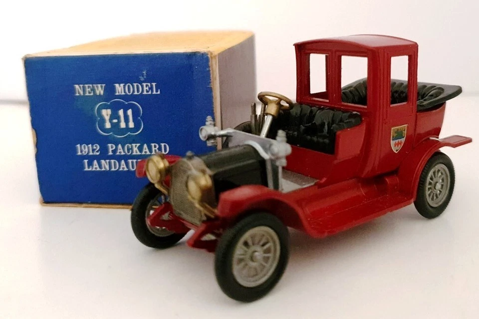 Matchbox Lesney Y-11 "Models of Yesteryear" 1912 Packard Landaulet original box - Image 4 of 4