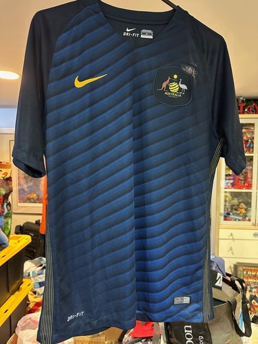 AUSTRALIA National Team 2016 2017 Away Football Shirt Jersey Nike Size M