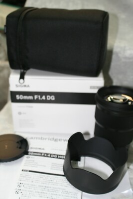 Sigma 50mm F1.4 ART DG HSM NEW PRIME  Lens for SONY E CAMERA in FACTORY BOX