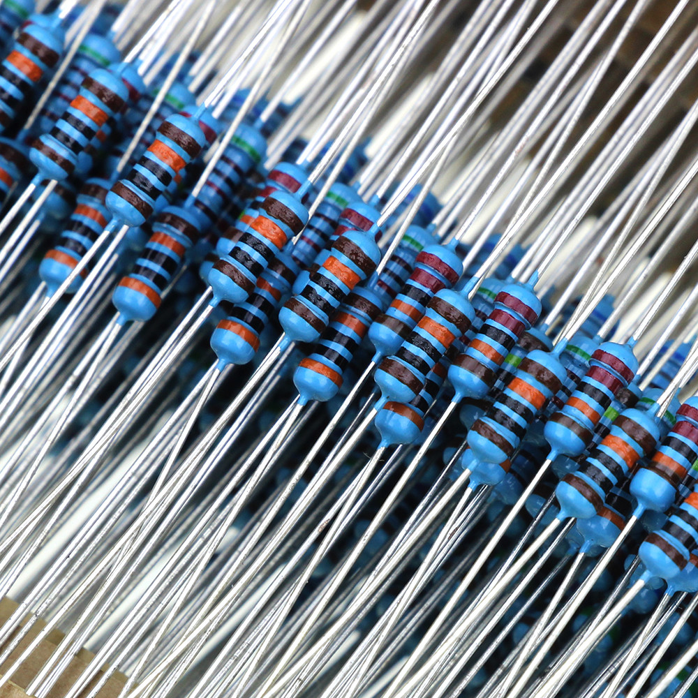 600Pcs 30 Values 1/4W 1 Resistor Kit 10 1M Ohm Metal Film Resistor