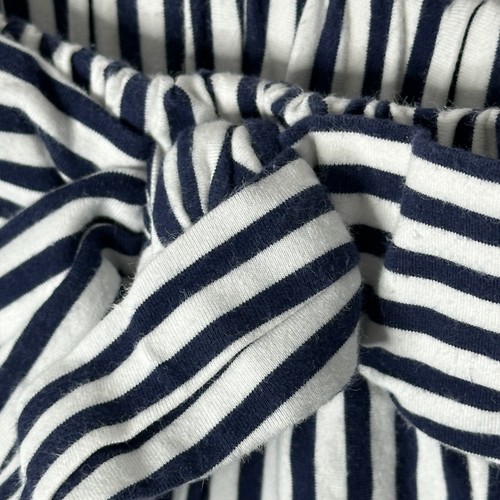 Janie And Jack Pants Girls Sz 12 Blue White Striped Wide Leg Knotted Front - Picture 3 of 9