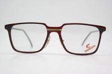 Vintage Carrera 5367 30 Wine Red Gold Square Eyeglasses Frame
