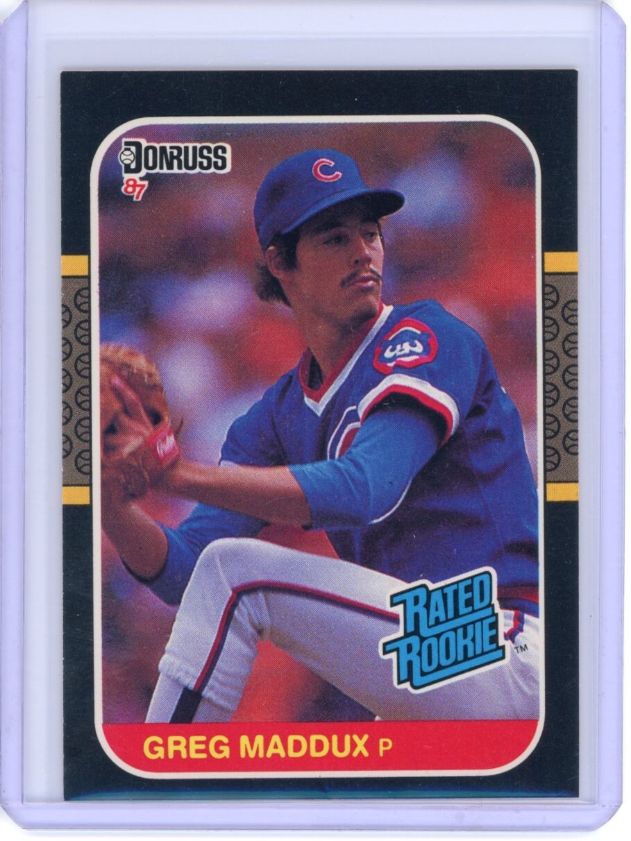 1987 Donruss - Rated Rookie #36 Greg Maddux (RC) 1