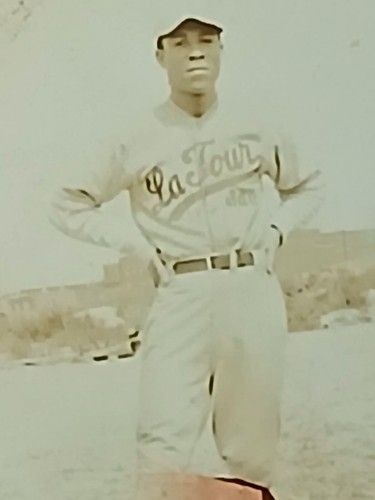 african american school* Rare Colored Baseball Player