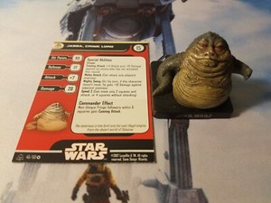 Star Wars Miniatures Alliance & Empire 46 Jabba, Crime Lord