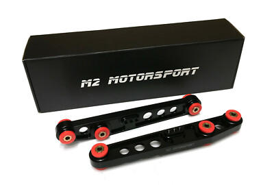 M2 BLACK & RED REAR LOWER CONTROL ARMS LCA'S HONDA CIVIC EF EG DC2 MB6 Z3725