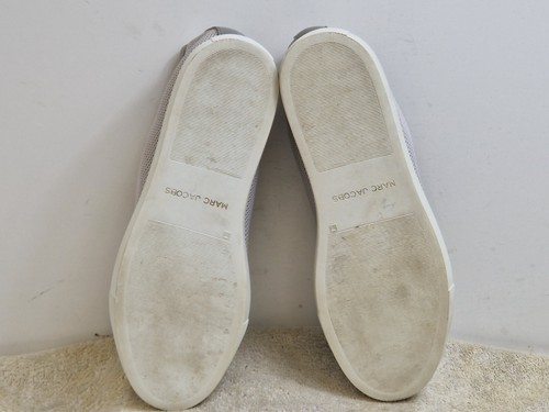 Marc Jacobs Italia Hombre Zapatillas Cuero Gris/Blanco Reino Unido 7 UE 41 - Imagen 9 de 9