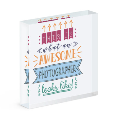 This Is What an Awesome Photograph Sieht aus Wie Acryl Foto Block Rahmen Lustig