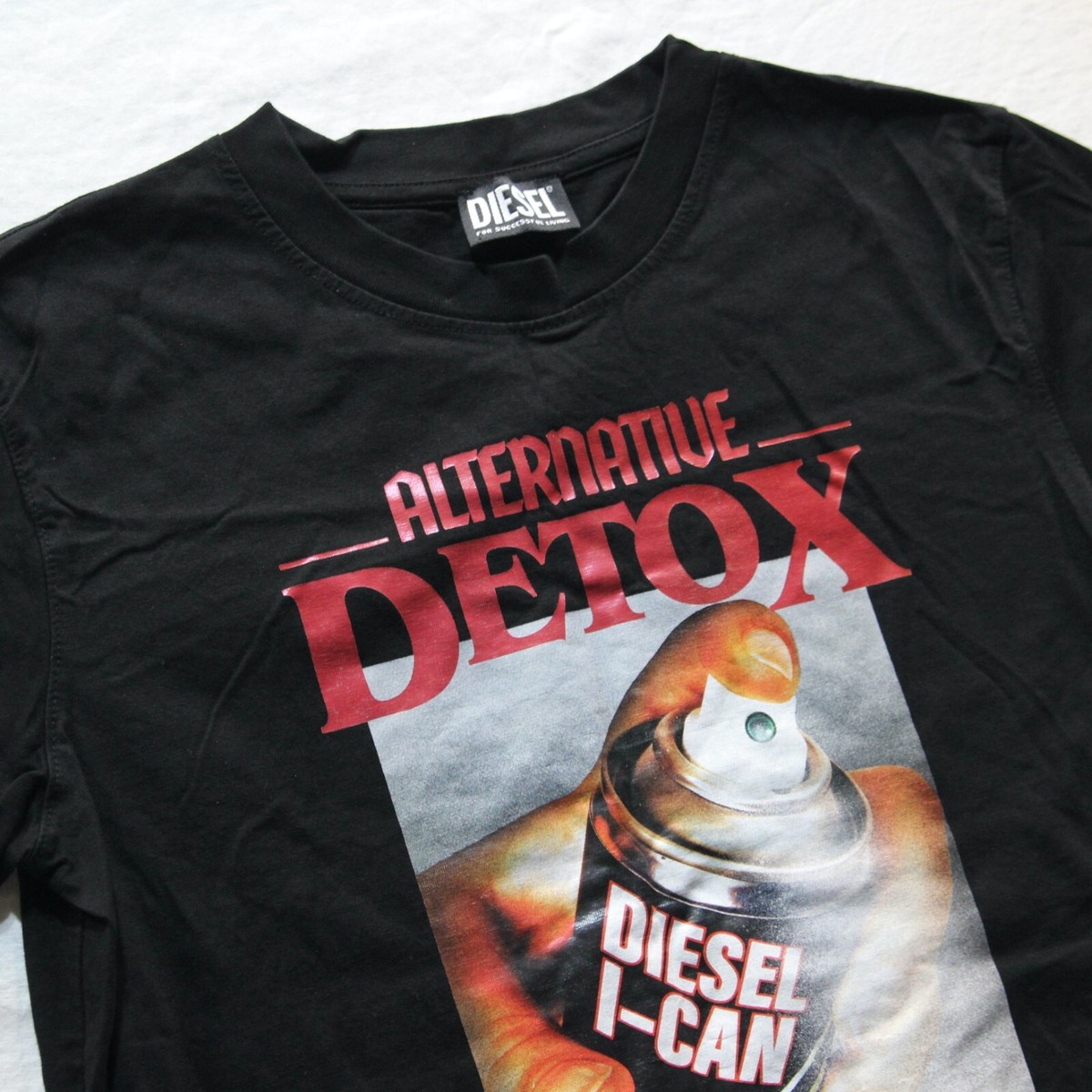 Diesel Alternative Detox T Shirt I-Can Disinfectant Spray Tee T