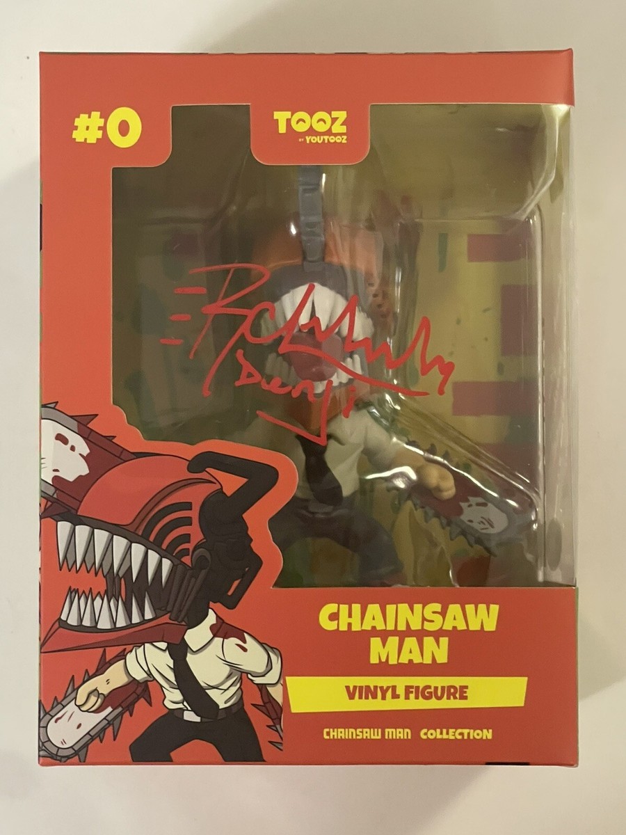 RYAN COLT LEVY SIGNED CHAINSAW MAN YOUTOOZ FIGURE DENJI POCHITA