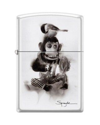 Zippo 86656 Spazuk Monkey on White Background Lighter | eBay