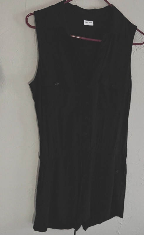 Black New Lascana Brand Black Sleeveless Romper