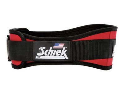 Schiek Sports Model 2004 Nylon 4 3/4'' Weight Lifting Belt - Black
