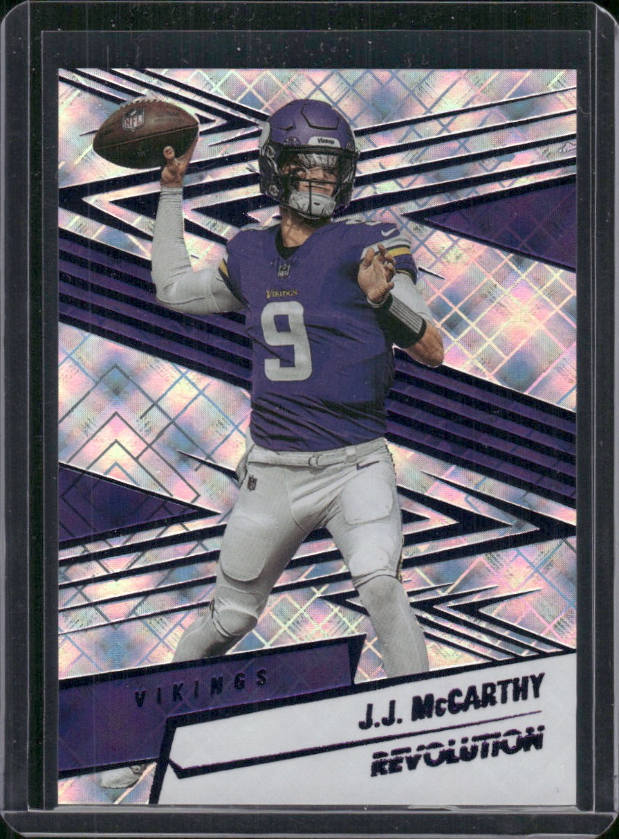 2025 Panini Revolution #138 J.J. McCarthy Cosmic #/20