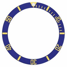 Submariner Bezel Insert For Rolex Sapphire 16613, 16618, 16808, 16800 Blue/TT