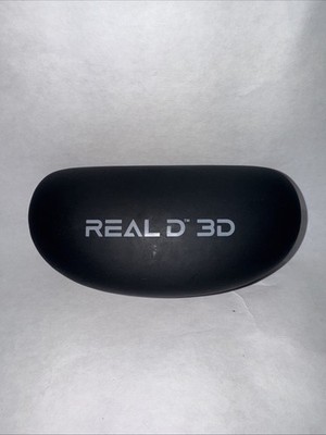 hard case for RealD 3D cinema glasses W/ 3D Glasses 