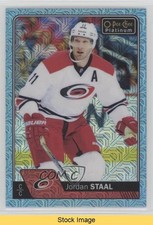 2016-17 O-Pee-Chee Platinum Ice Blue Traxx Jordan Staal #13 READ v3u