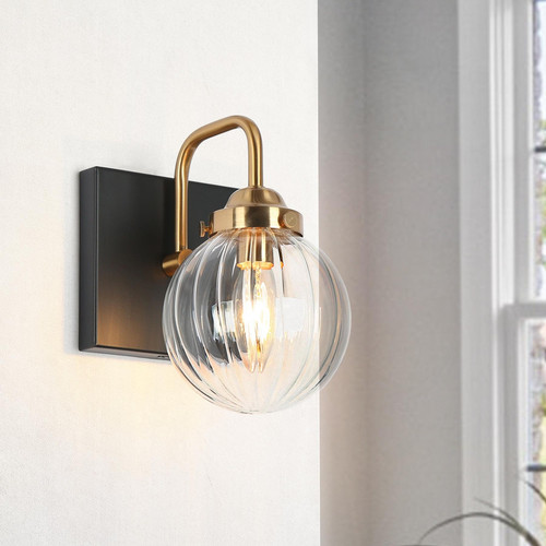 Sconces Wall Light, Black Wall Lights for Bedroom Modern Mid-Century Wall Lig...