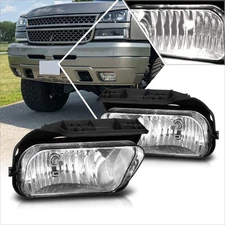 PM PERFORMOTOR Front Bumper Fog Lights Lamps Compatible with 04-07 Chevy