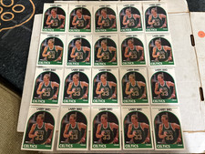 (20) Larry Bird 1989-90 NBA Hoops #150 Boston Celtics Cards Lot Collection