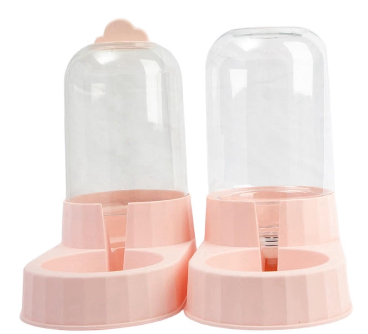 Automatic Cat Feeder Gravity Food and Water Dispenser Bowl Set for Small Medium